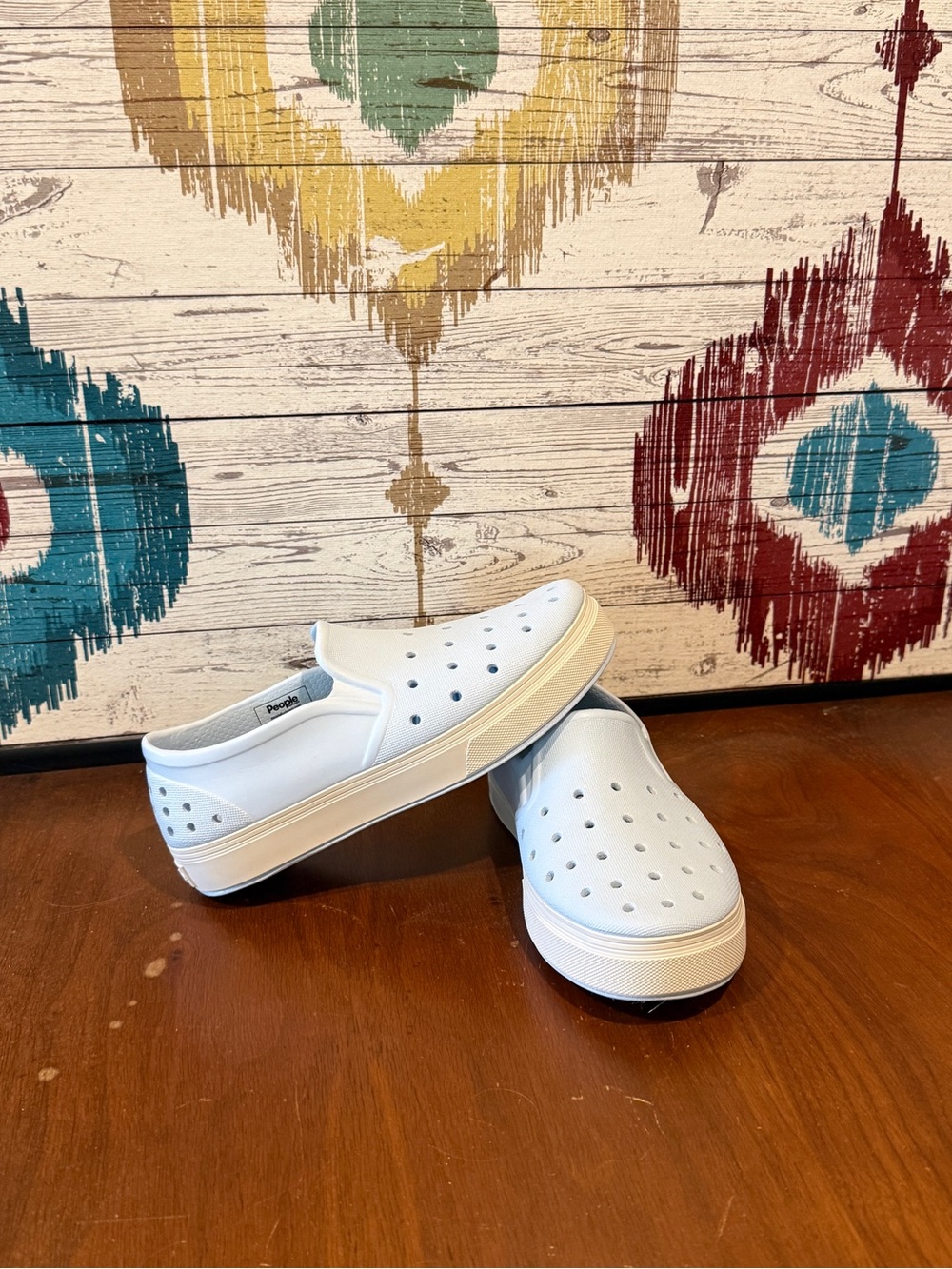 Blue Kids Slip-On Sneakers with Lightweight Ventilation